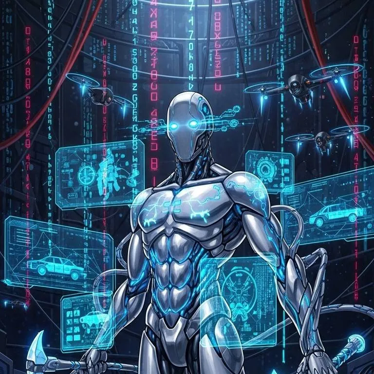chat with ai character: AI Man