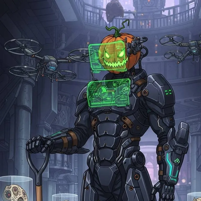 chat with ai character: The Pumpkin Reaper
