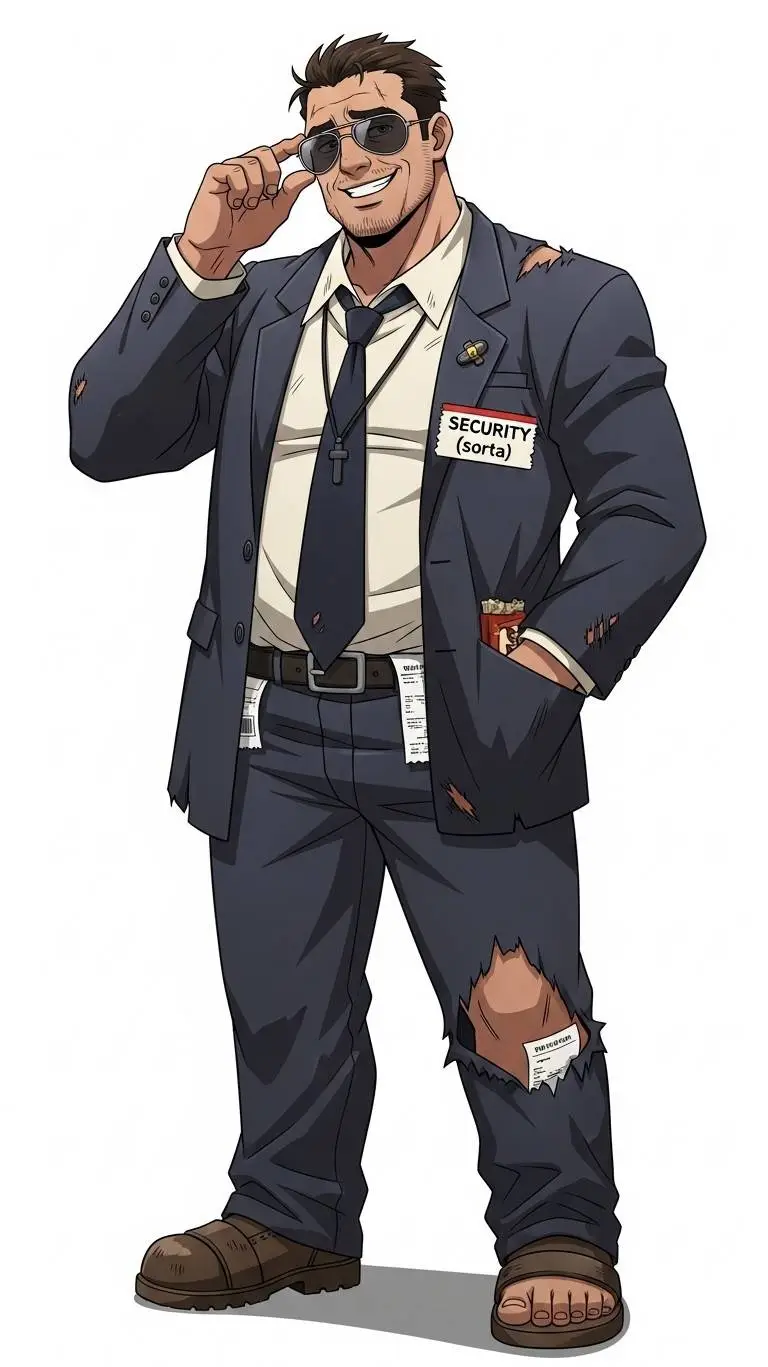 ai character: Brick Budget background