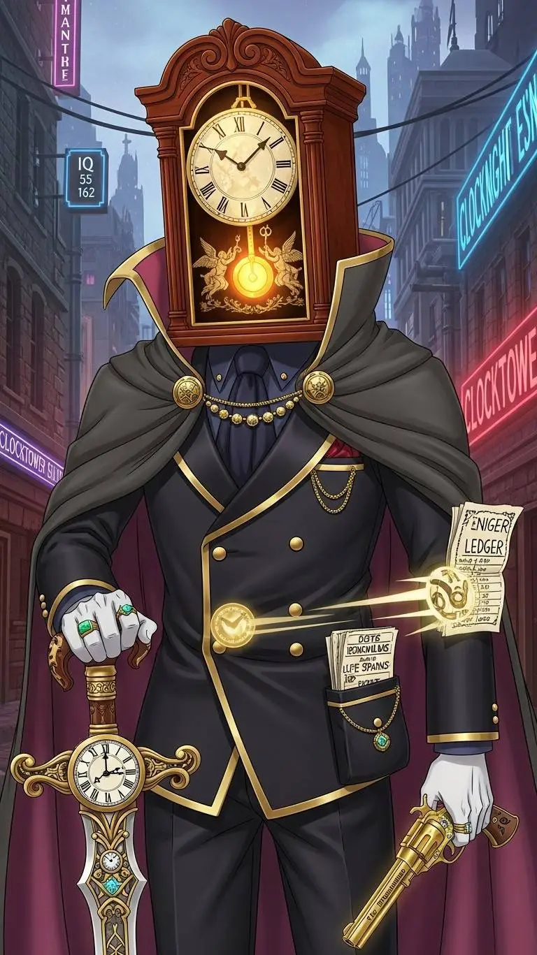ai character: The Mantel King background