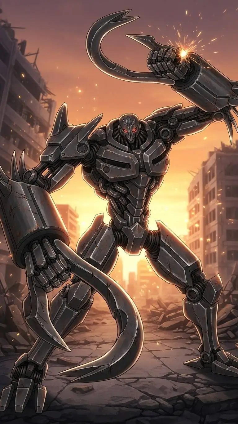 ai character: Crowbar Robot background