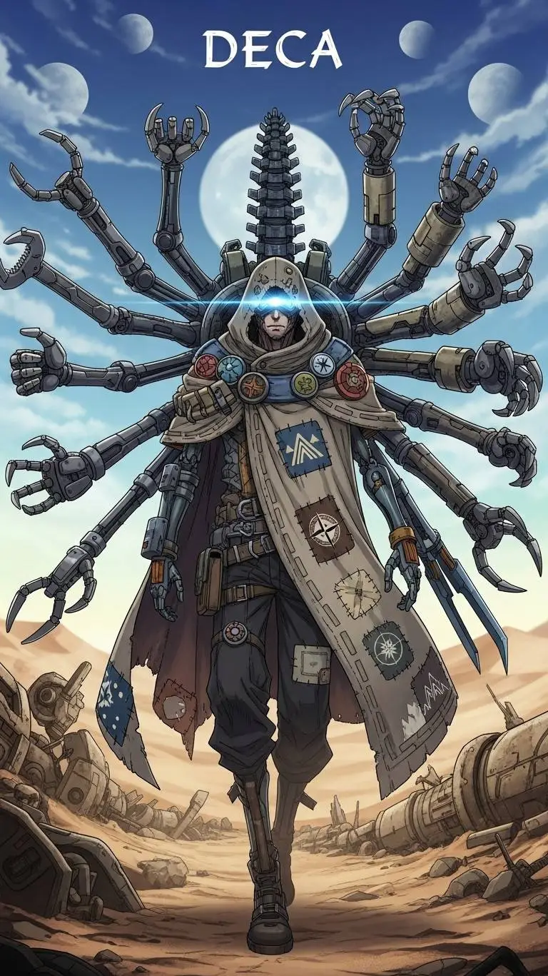 ai character: Deca background