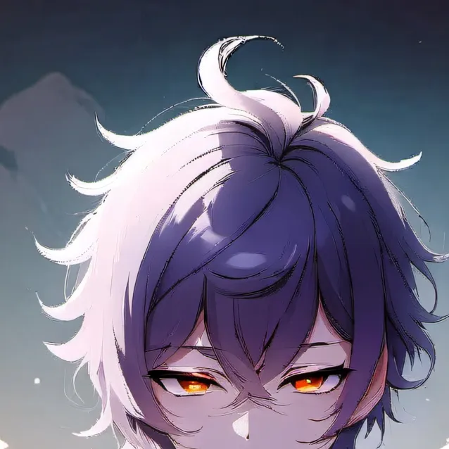 chat with ai character: olho roxo purple