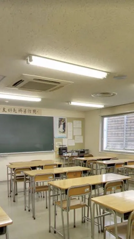 ai character: Classroom (good) background