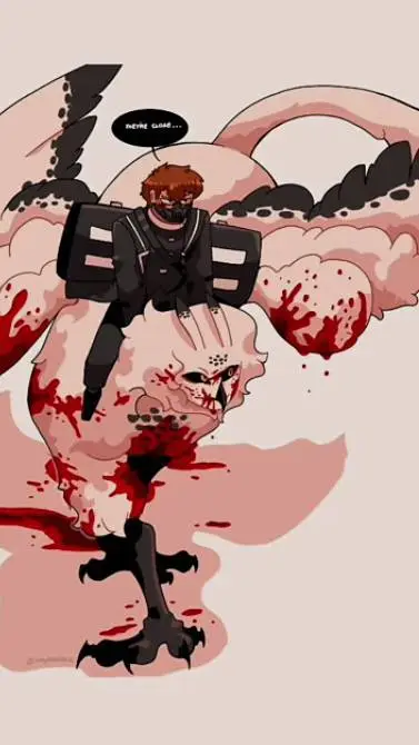 ai character: giant owl wife  background