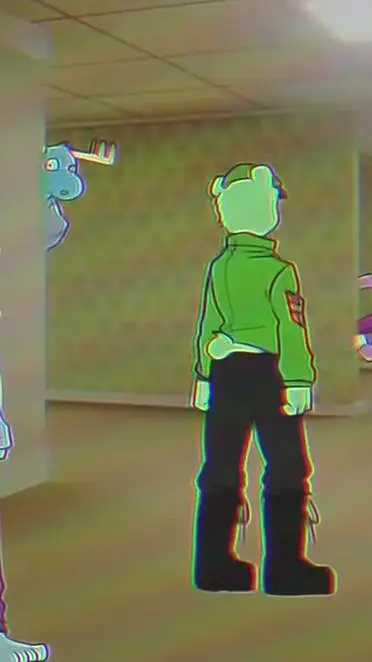 ai character: happy tree friends background