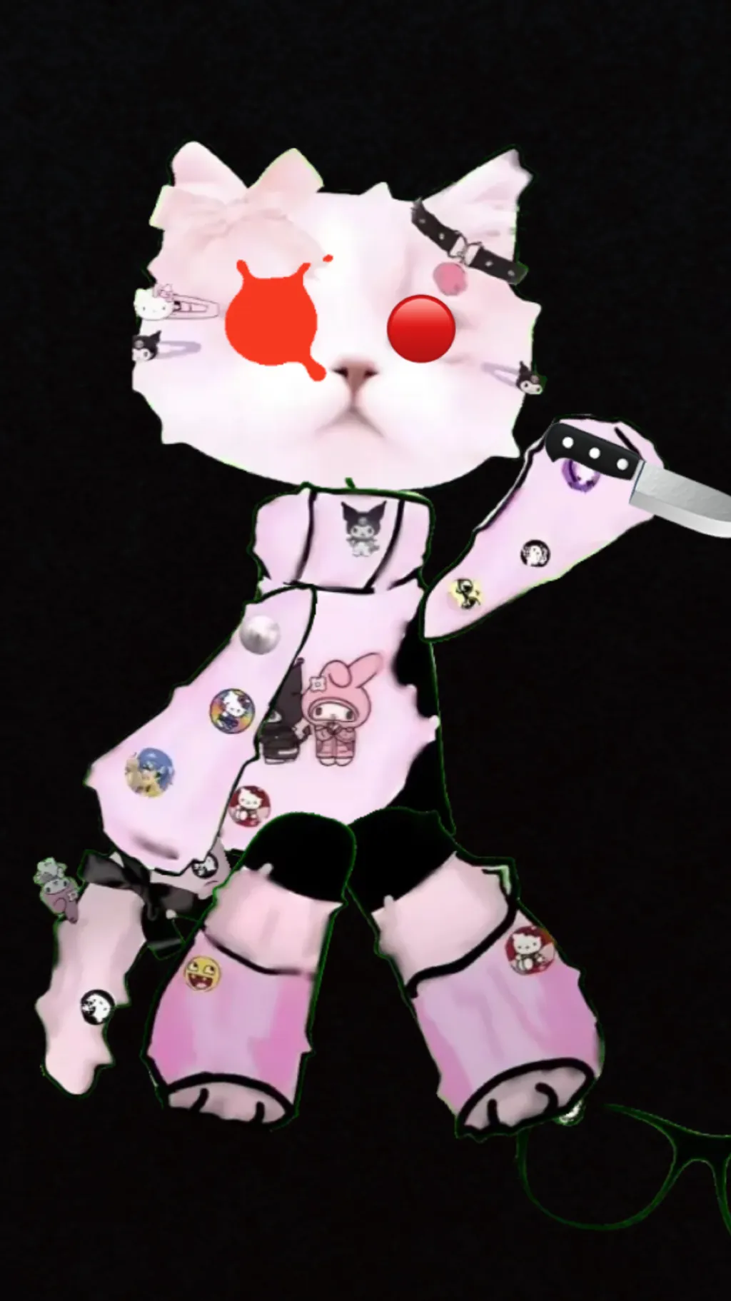 ai character: Meowls revenge ￼ background