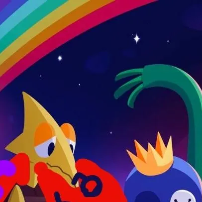 chat with ai character: rainbow friends