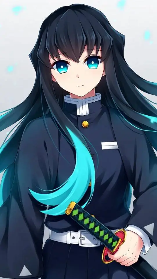 ai character: alpha muichiro  background