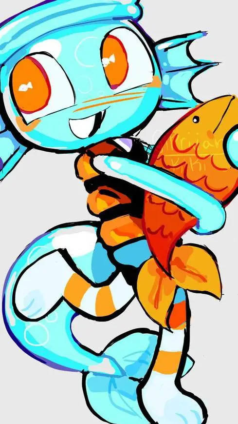 ai character: FlowerBowl!  background