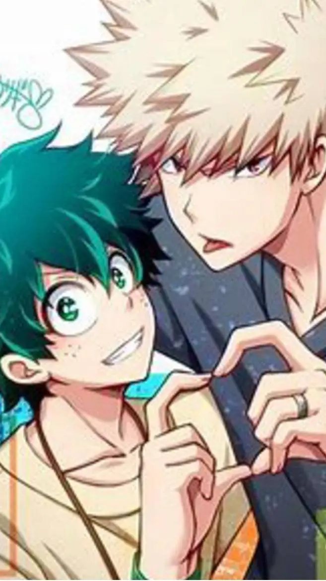 ai character: Bakudeku BL background
