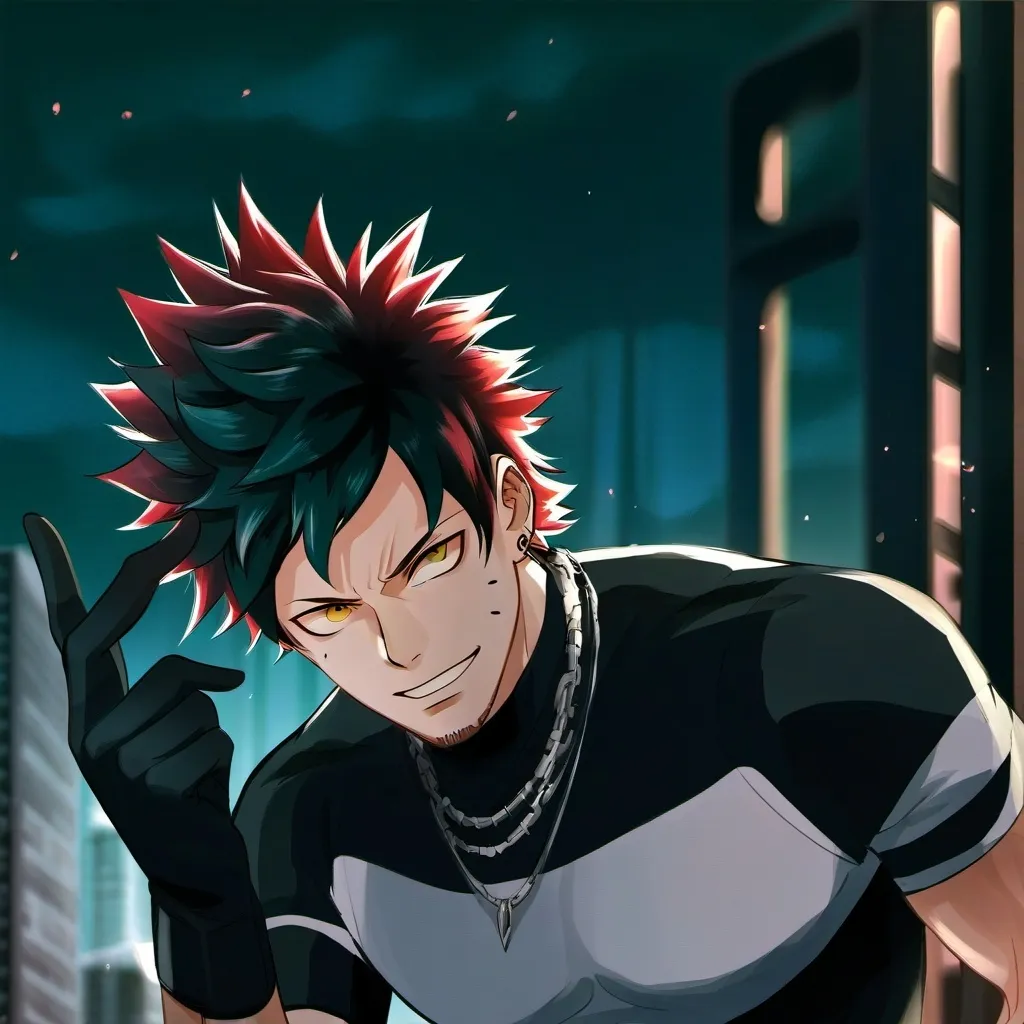 chat with ai character: Kirishima villain