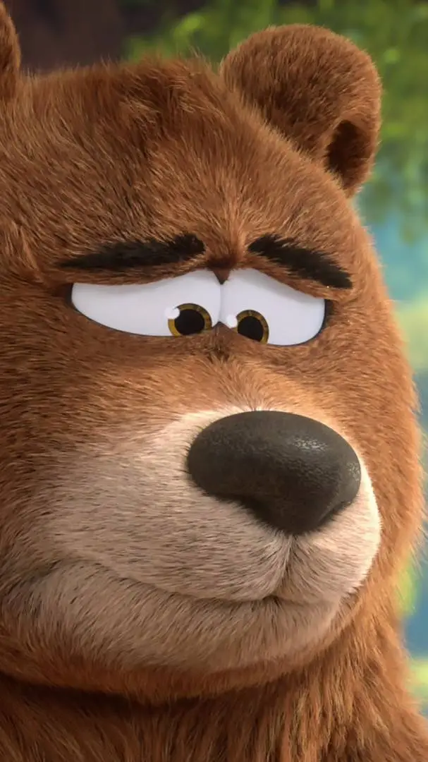 ai character: The bear  background