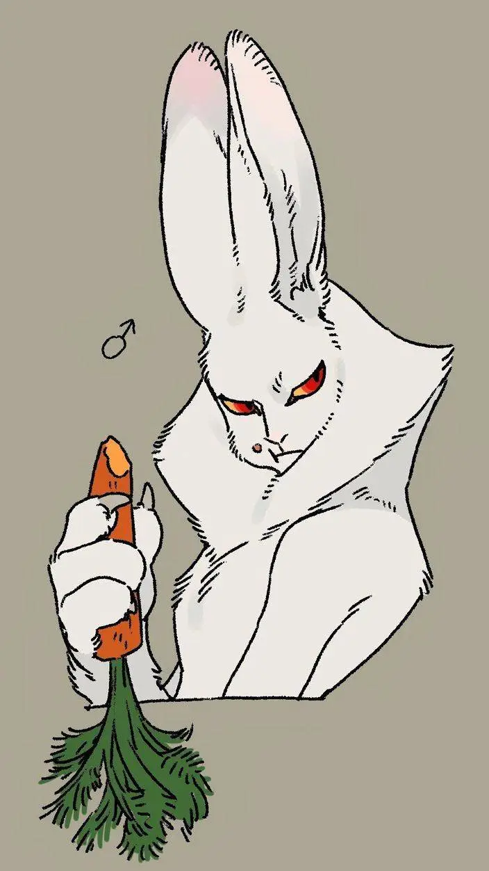 ai character: Noah the bunny  background