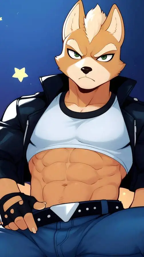 ai character: Fox mccloud background