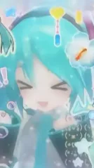 ai character: Miku background