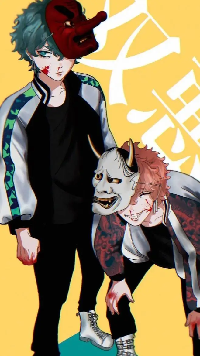 ai character: smiley y angry background