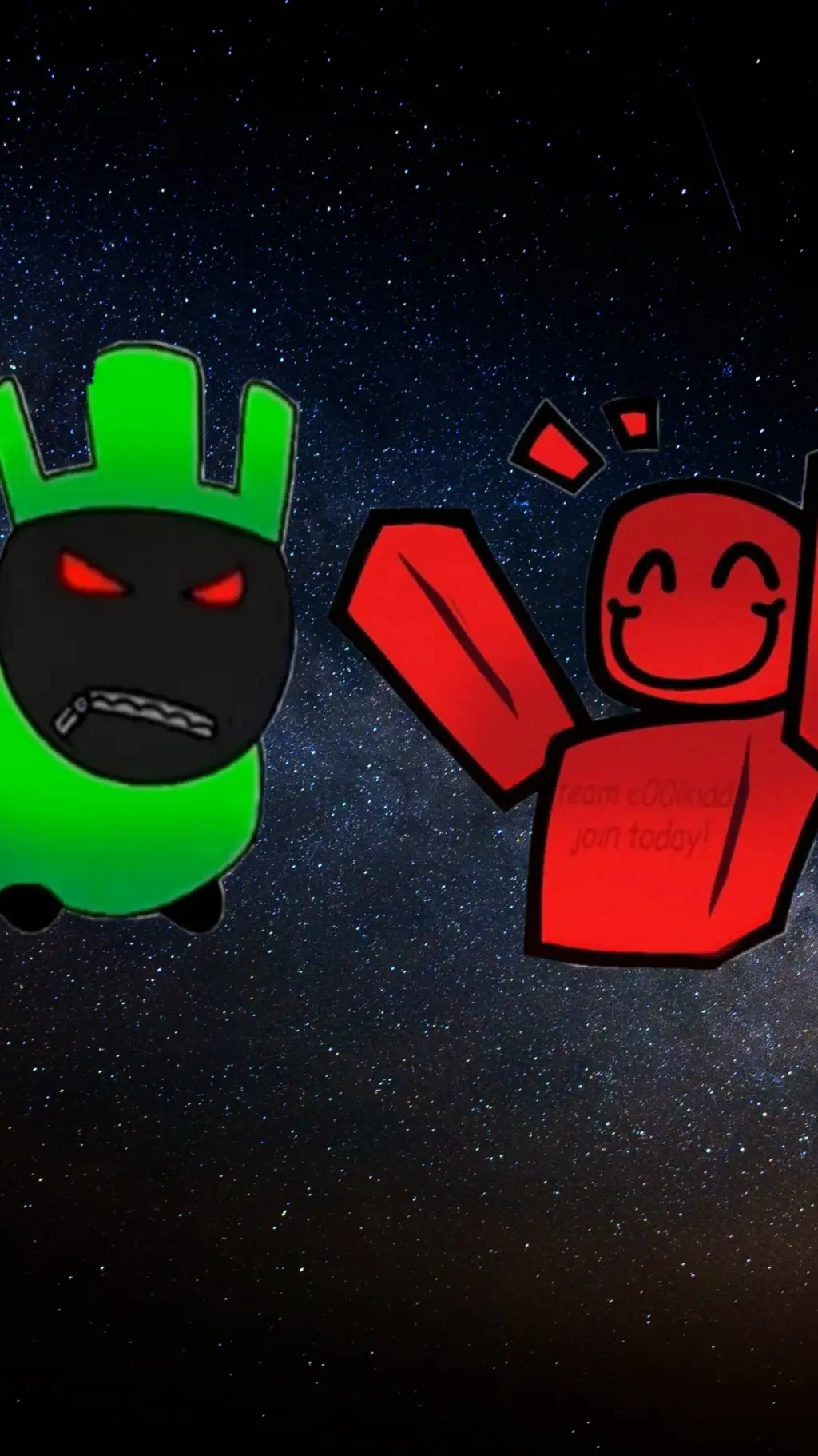 ai character: 1x and c00lkidd background
