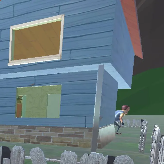 chat with ai character: Hello neighbor