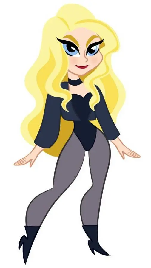 ai character: Black Canary (2019 background