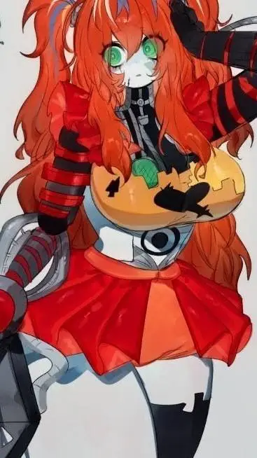 ai character: Scrap Baby background