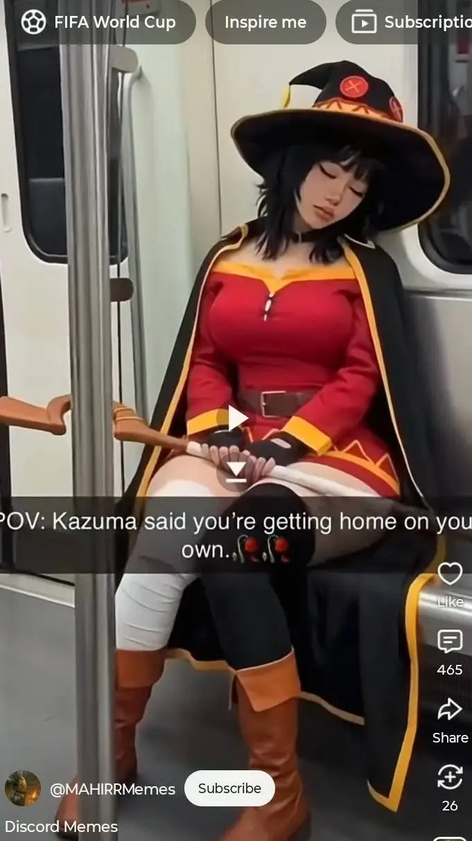 ai character: Megumin background