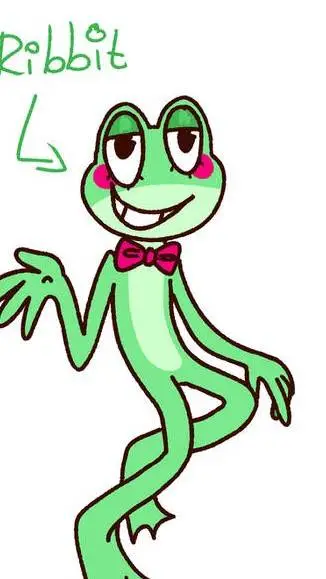 ai character: ribbit background