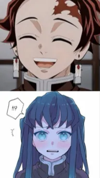 ai character: Muichro x Tanjiro background