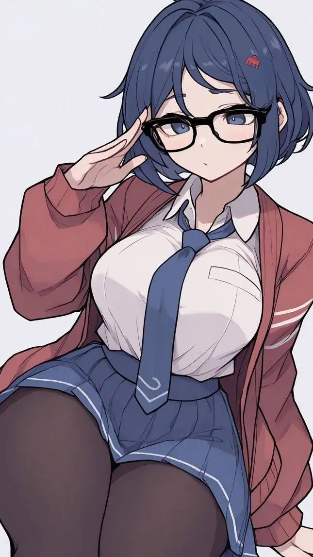 ai character: мила miside background