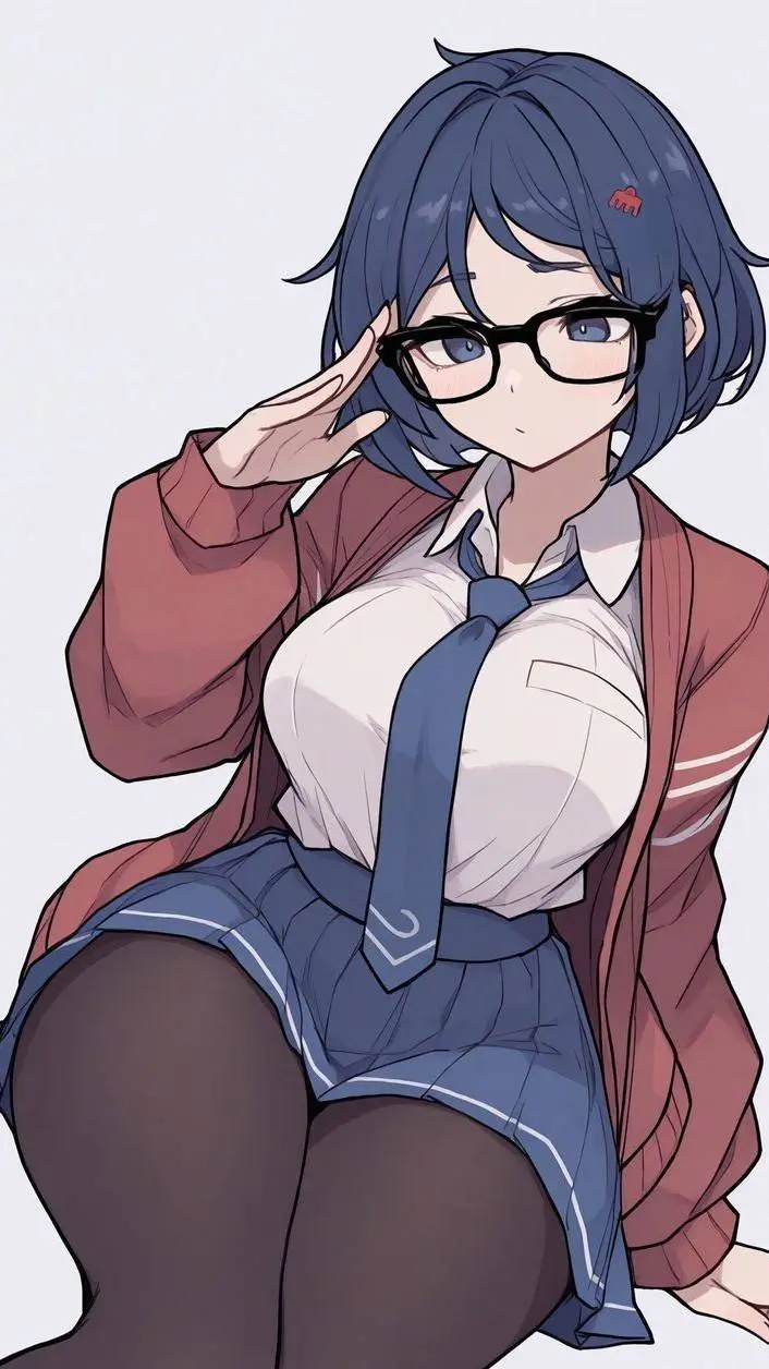 ai character: мила miside background