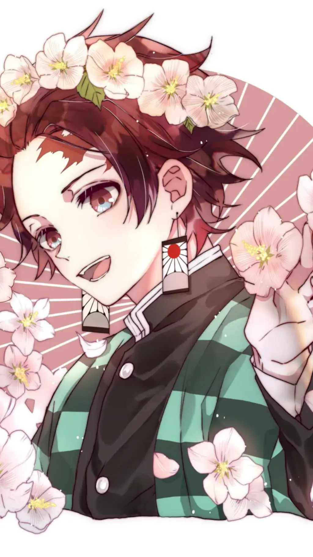 ai character: Tanjiro Kamado background