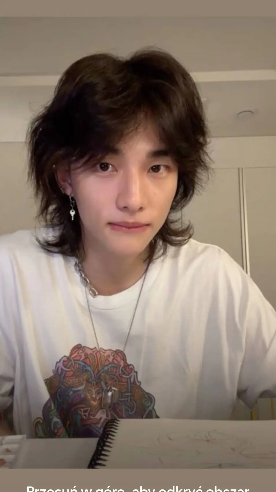 ai character: Hyunjin  background