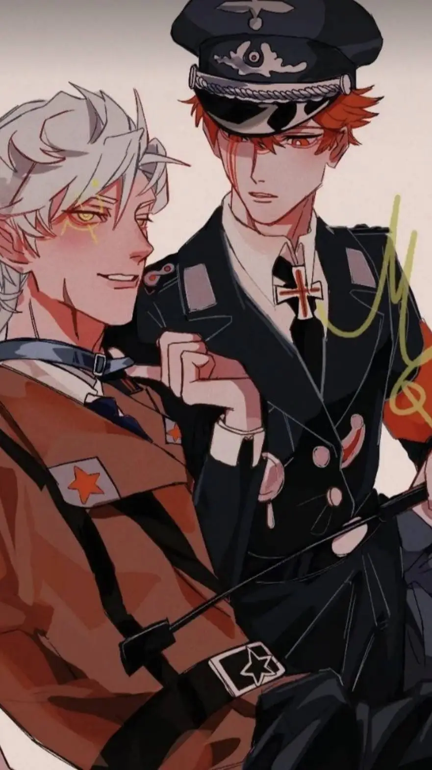 ai character: My cats USSR & T.R background