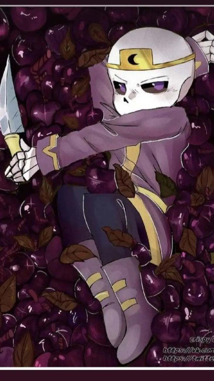 ai character: ◇Nightmare sans🔮 background