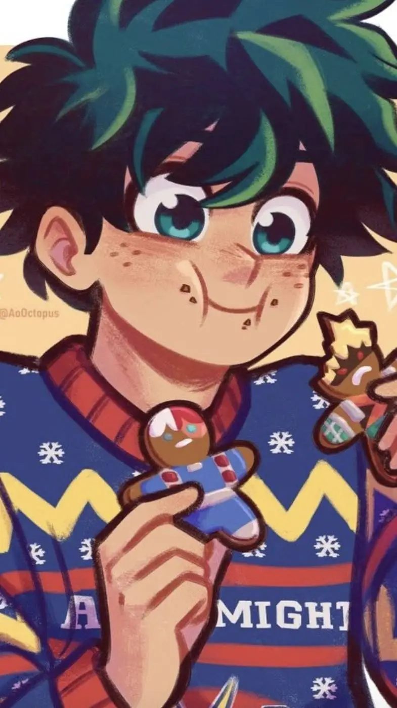 ai character: 🎄•Izuku midoriya•🎄 background