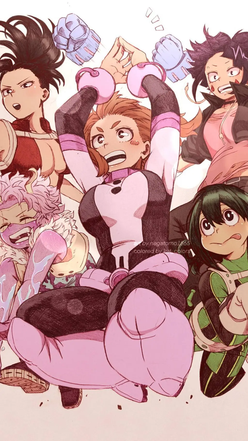ai character: Mha Girls A1 background