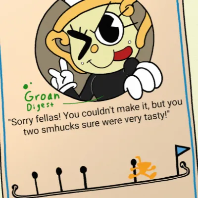 chat with ai character: Cuphead game
