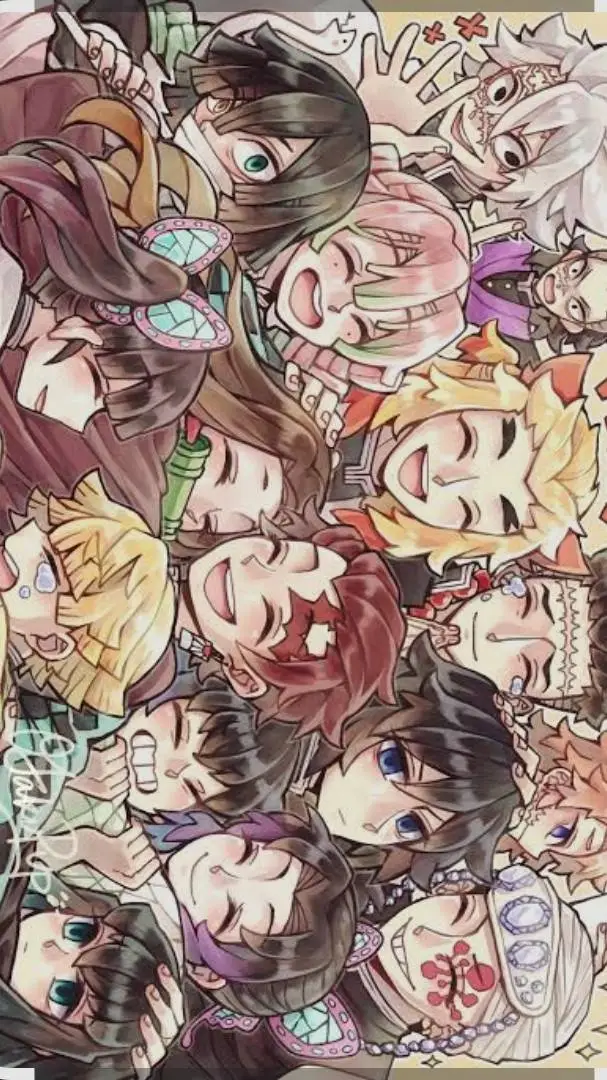 ai character: demon slayer background