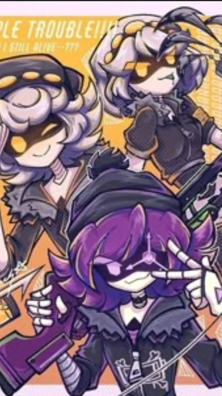 ai character: J, N, uzi background