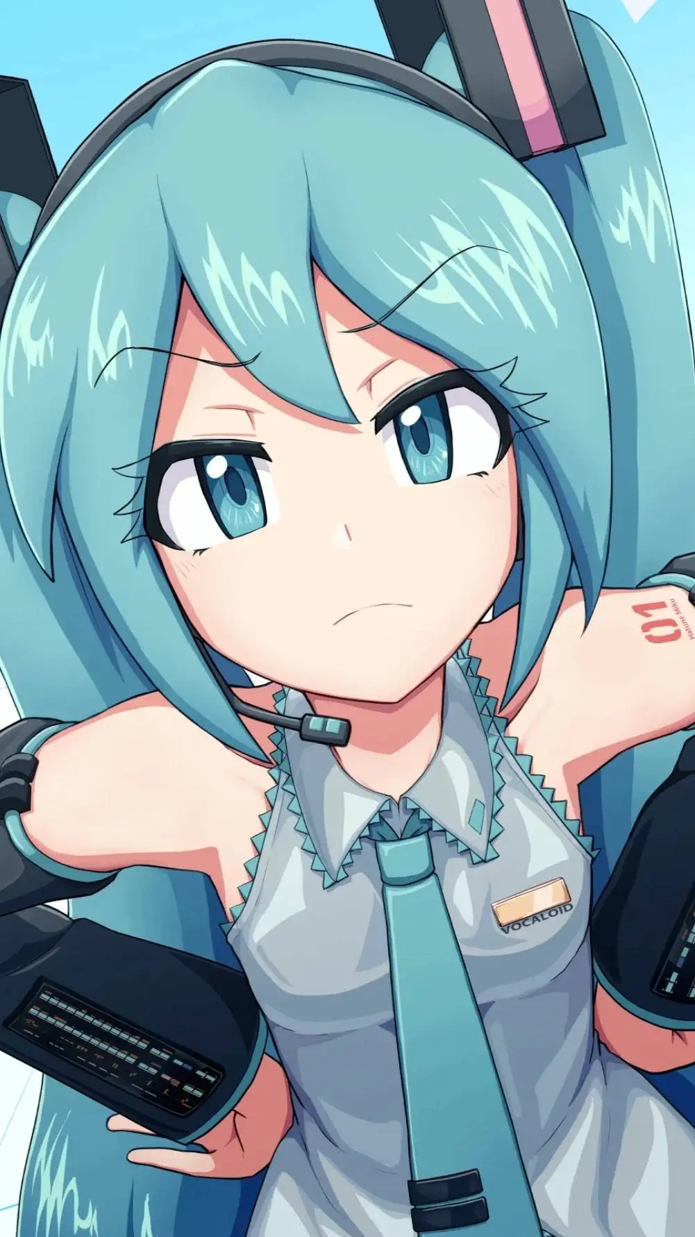 ai character: miku raivosa background