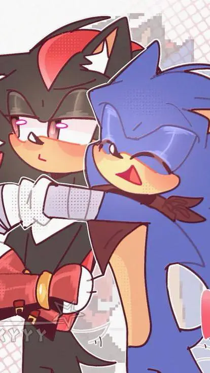ai character: sonic x shadow background