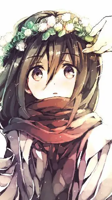 ai character: Eren x mikasa background