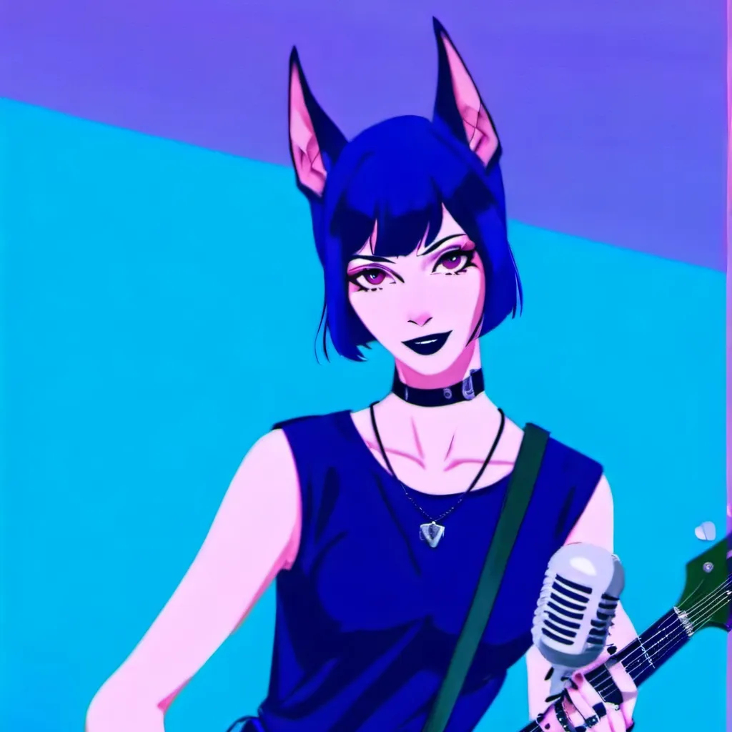 chat with ai character: Tilly the doberman