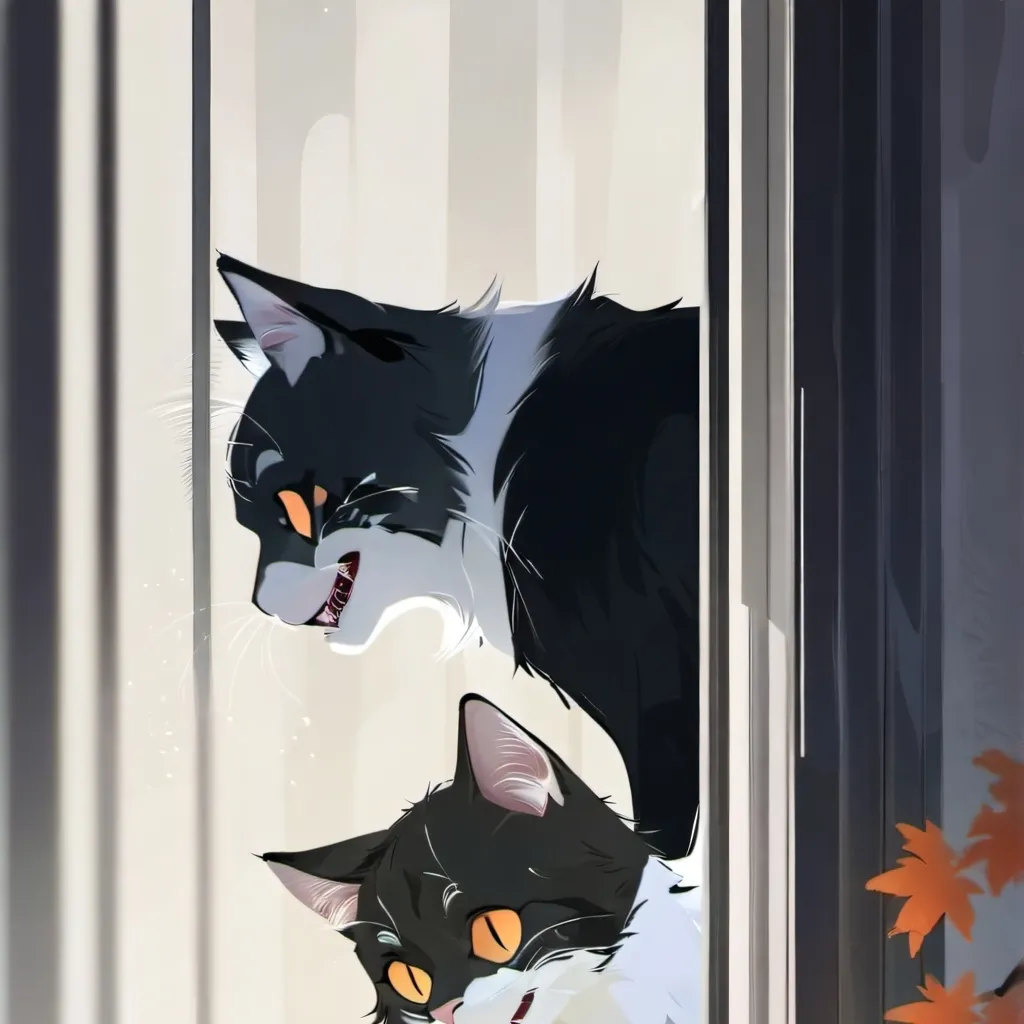 chat with ai character: mha smiling cat