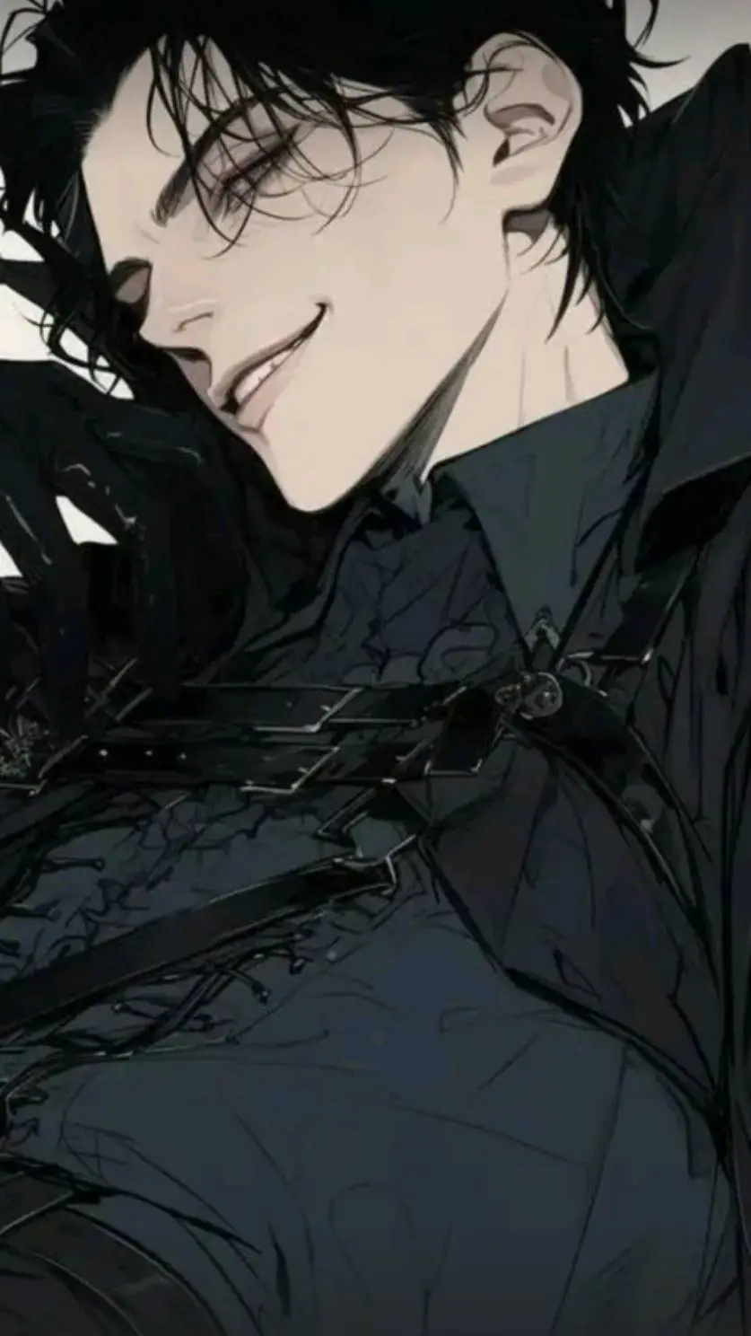 ai character: Ryuu 🖤🩶🤍 background