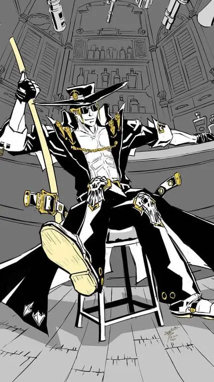 ai character: Johnny  background