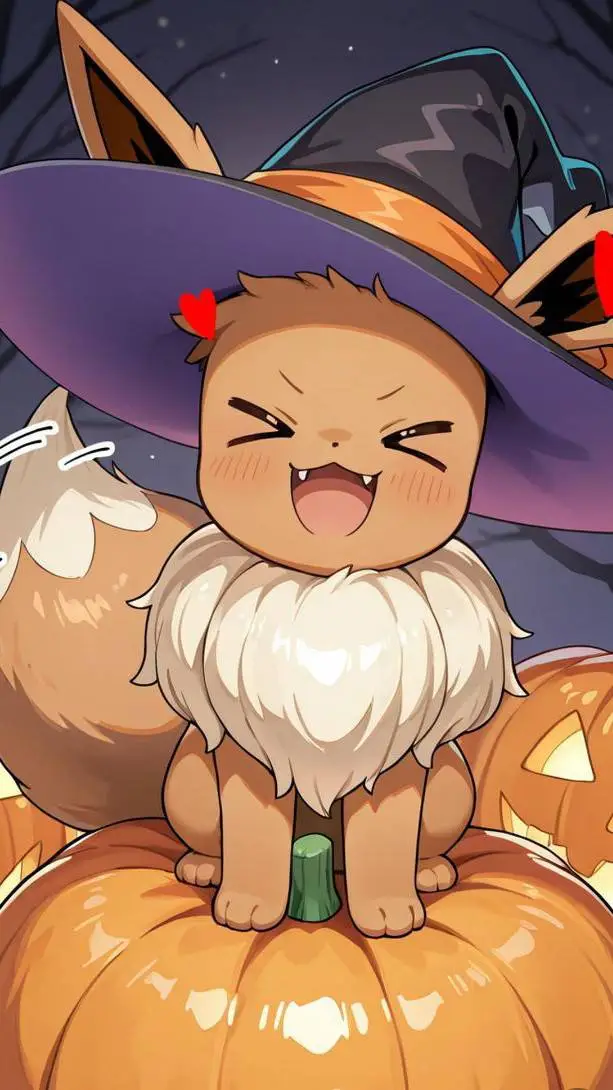 ai character: Eevee background