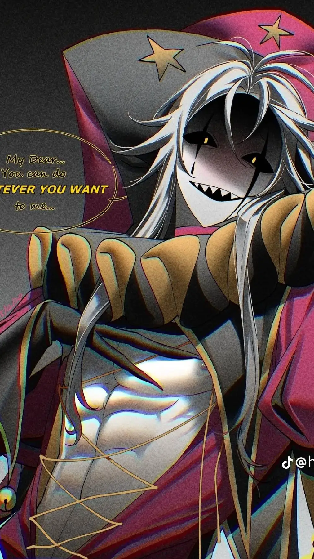 ai character: Pierrot  background