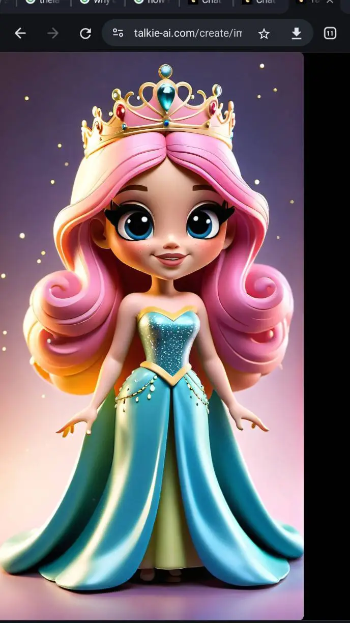 ai character: Princess Lily  background