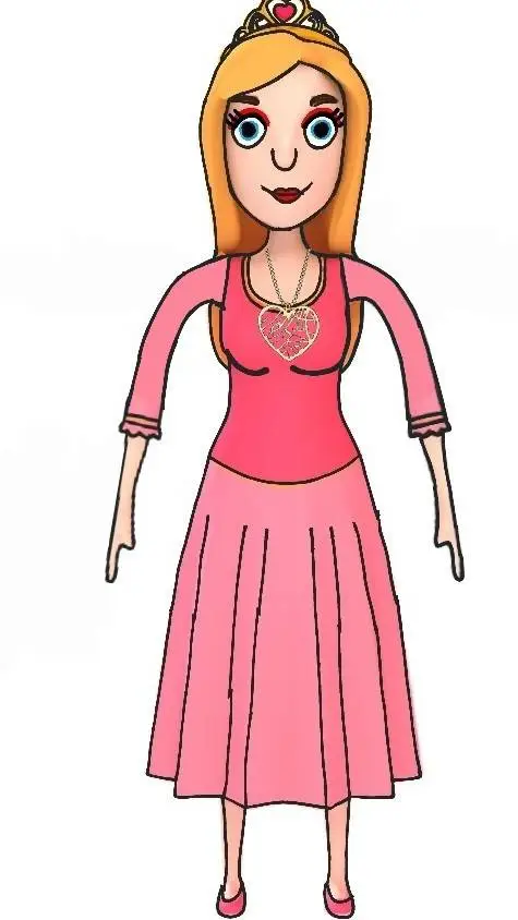 ai character: Princess Amy  background